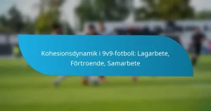 Kohesionsdynamik i 9v9-fotboll: Lagarbete, Förtroende, Samarbete